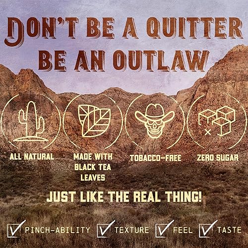 Miniatura 5 de Outlaw Dip - Original - Corte Grasa - Paquete de 6 - Masticar sin tabaco ni nicotina