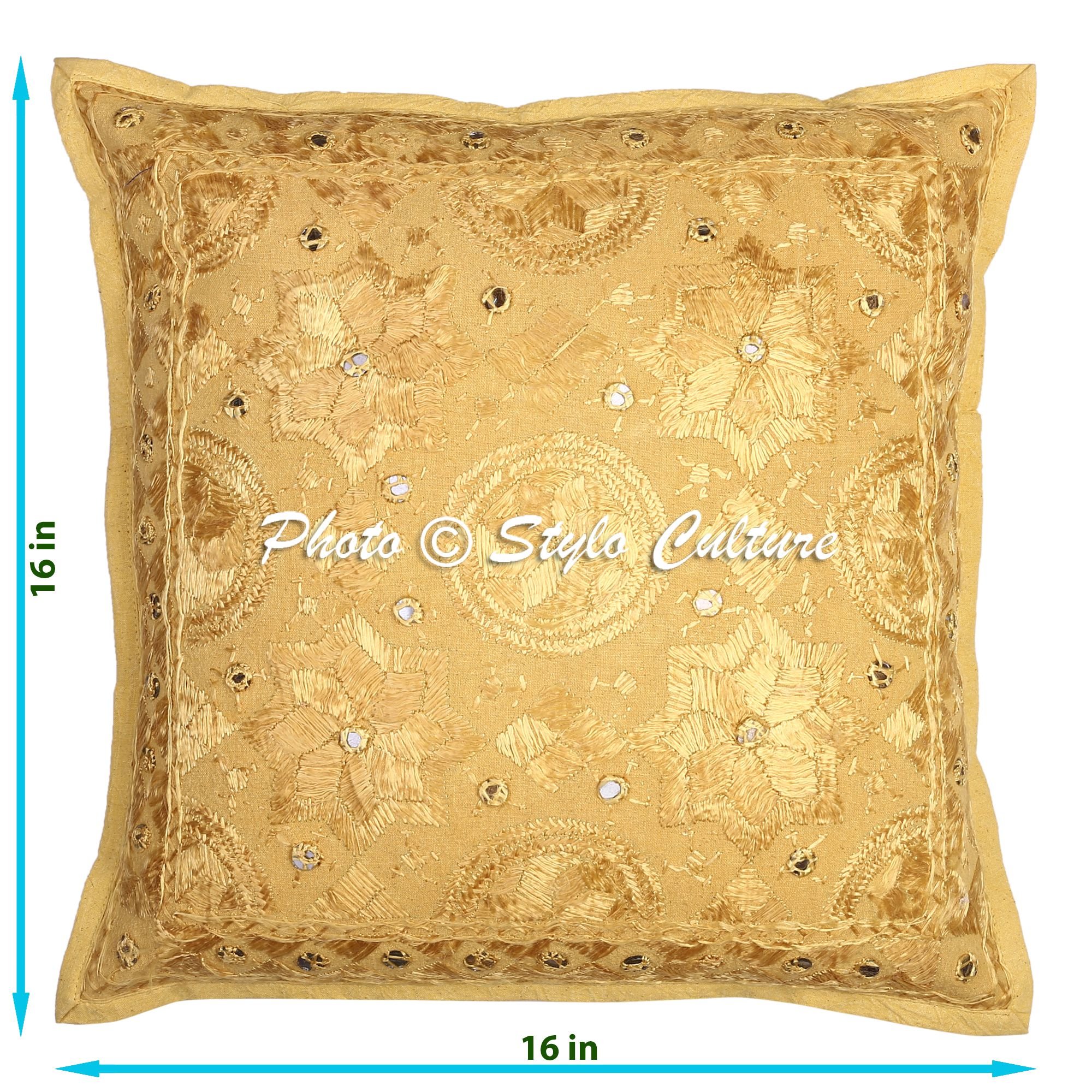 GIGIZAZA Federe Cuscini Velluto Copricuscini 40x40 cm Decorativi Fodere Quadrate per Cuscino per