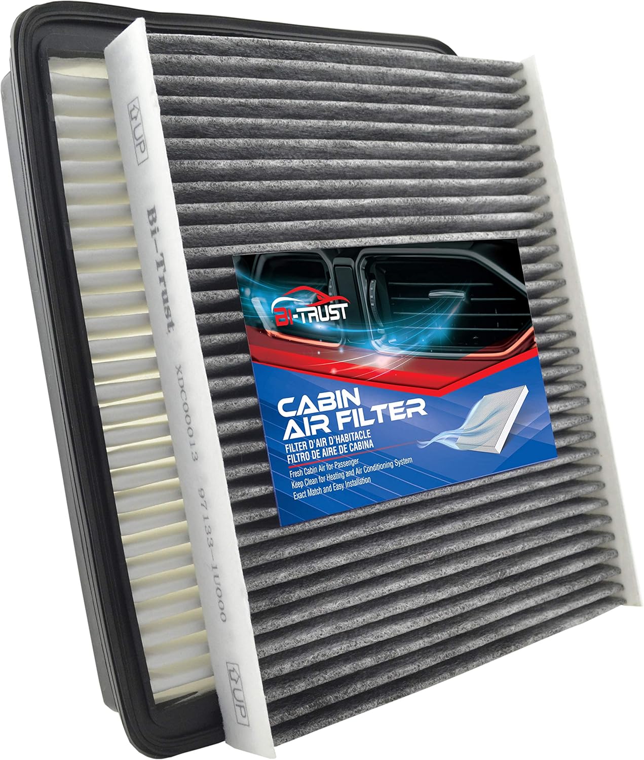 XDT00009 Replacement for Engine Cabin Air Filter 2010-2011 Hyundai Santa Fe L4 2.4L V6 3.5L 2011-2013 Kia Sorento L4 2.4L V6 3.5L