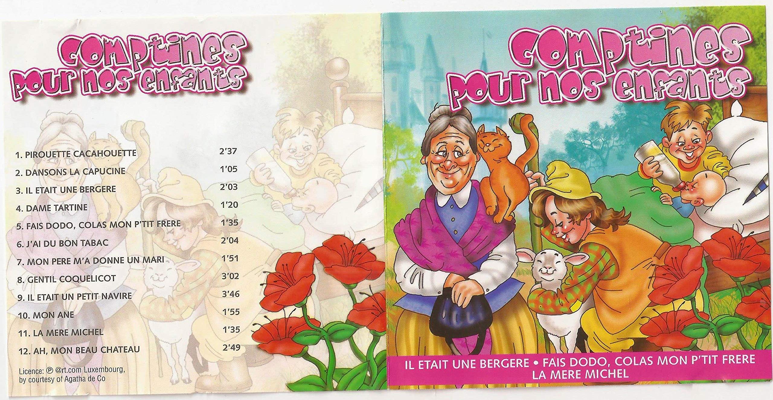 Comptines pour nos enfants [Audio CD]