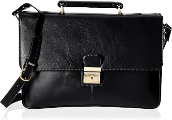 Visconti 18074 Briefcase, Black
