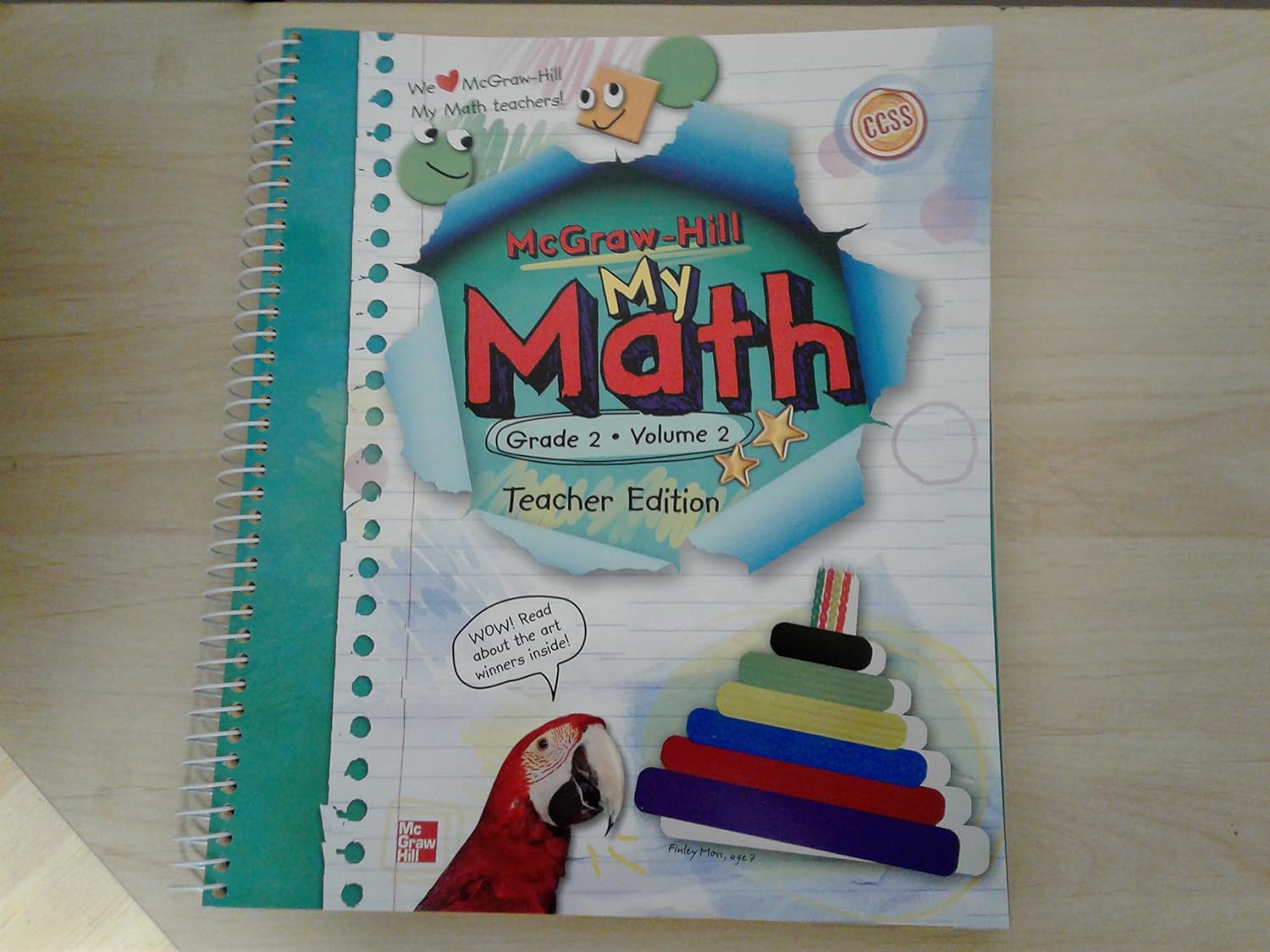 McGrawHill My Math Grade 2 Volume 2 Teacher Edition, CCSS