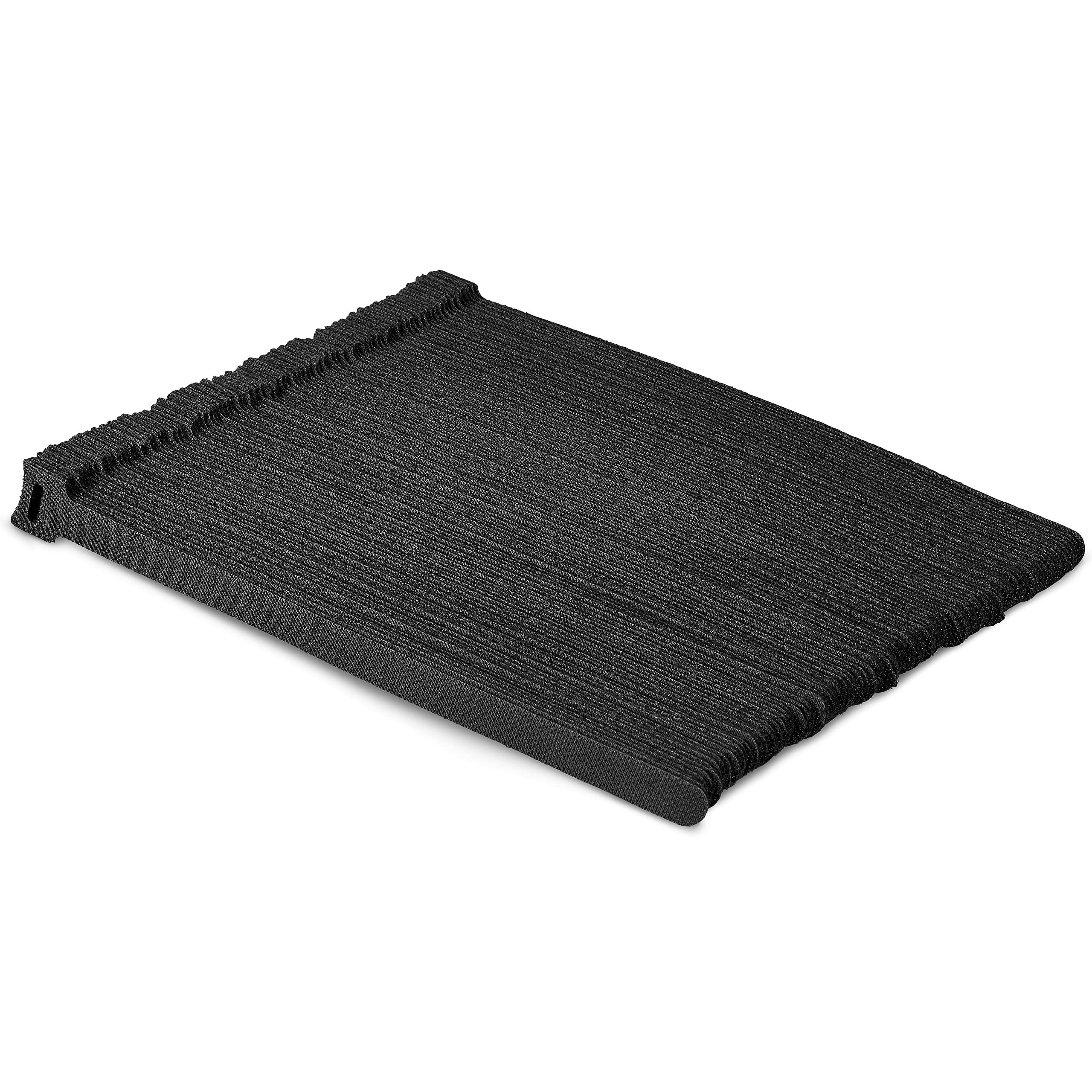 Kabelklettband Klett-Kabelbinder Bündelband Kabelbinder aus Klettband 100 Stück schwarz (21 x 300 mm)