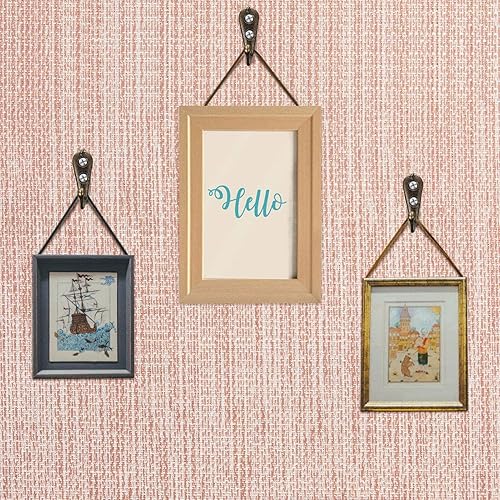 Miniatura 6 de Cabilock 24 ganchos vintage montados en la pared para abrigos, toallas y llaves, perchas retro de bronce para organización elegante del hogar y