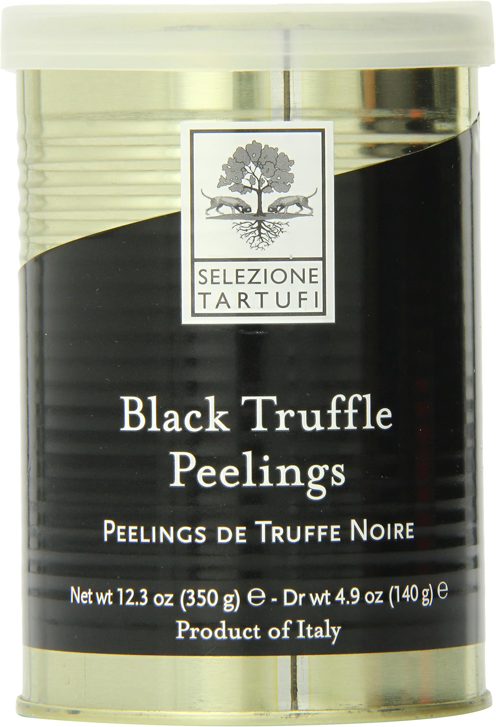 Selezione TartufiBlack Summer Truffle Peelings, 12.3-Ounce Tin