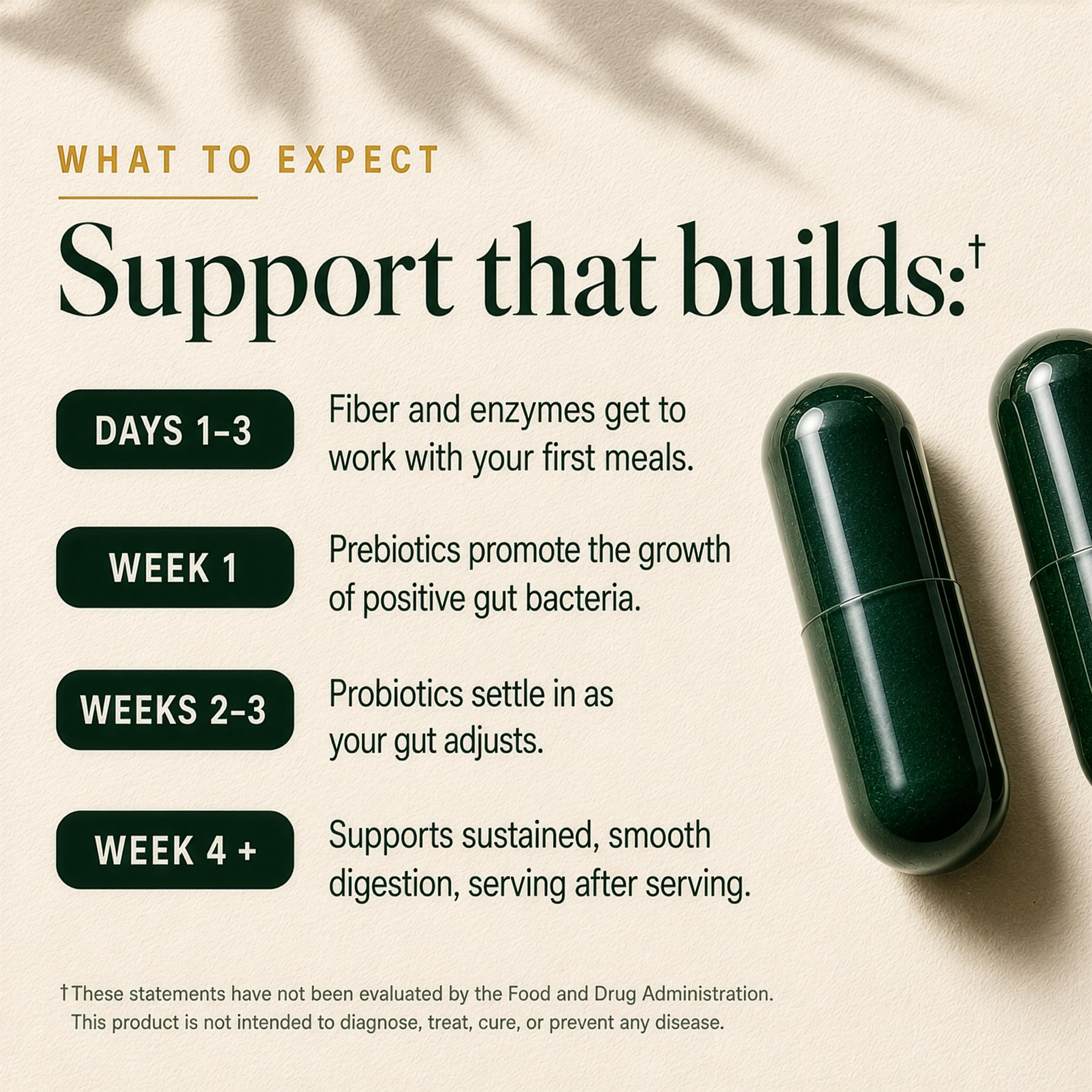 GLP-1 Companion Gut Supplement, 20-in-1 Prebiotic Probiotic Postbiotic — Amazon image 3