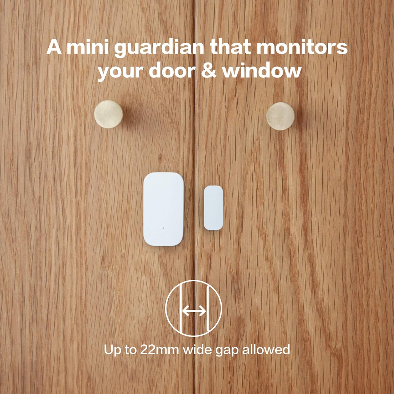 Aqara Smart Hub E1 Plus Aqara Door and Window Sensor, Zigbee Connection, Remote Monitor and Control, Smart Home Automation - 
