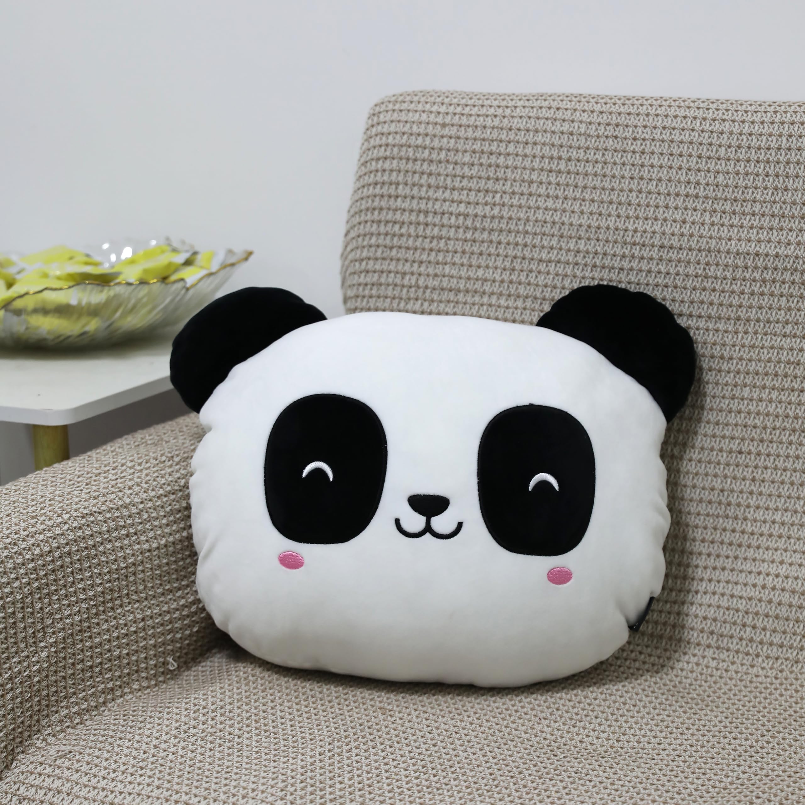 I-TOTAL® - Cuscini Decorativi Piatti a Forma di Animale – Comodi e Adorabili (PANDASTIC)