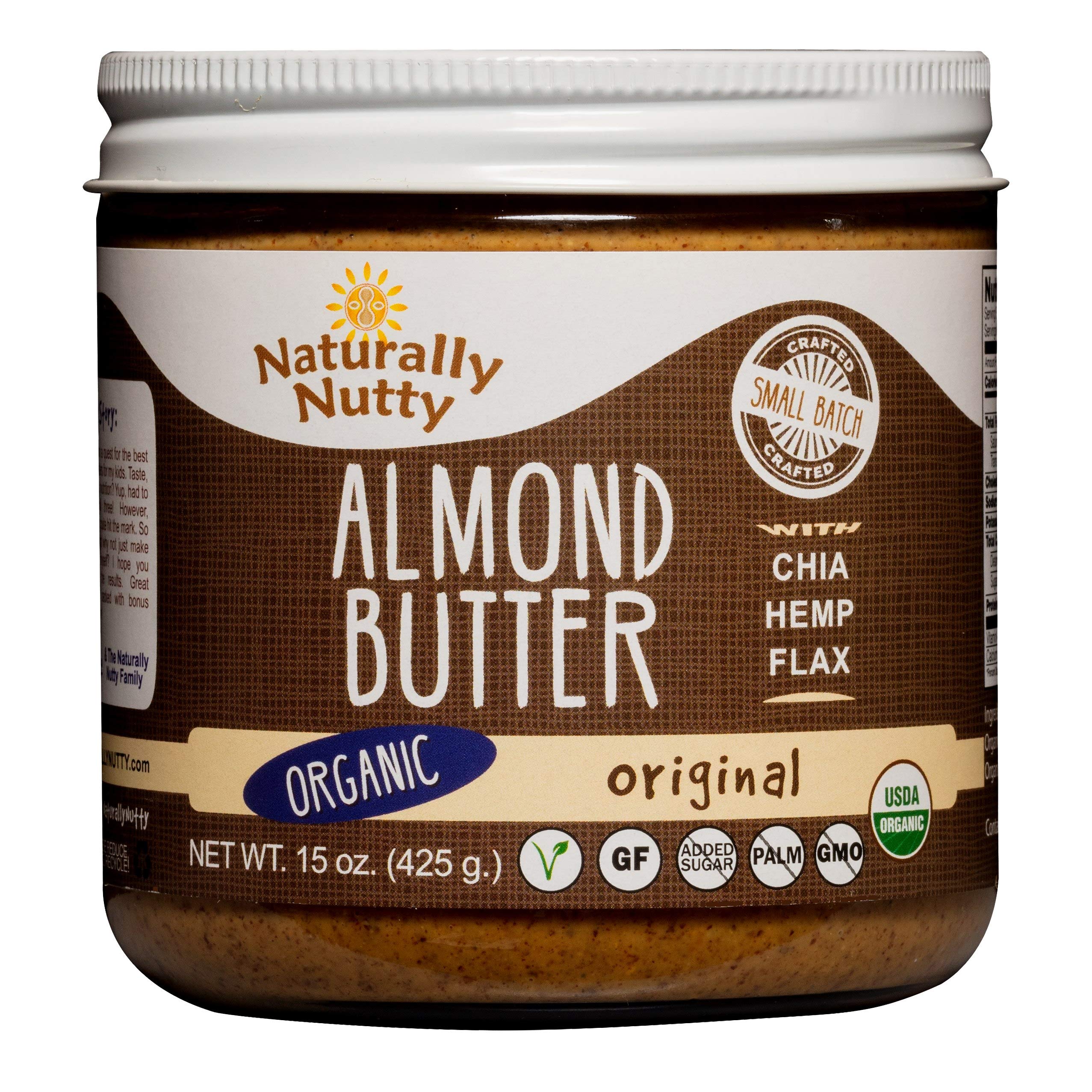 NATURALLY NUTTY Almond Butter, 15 OZ