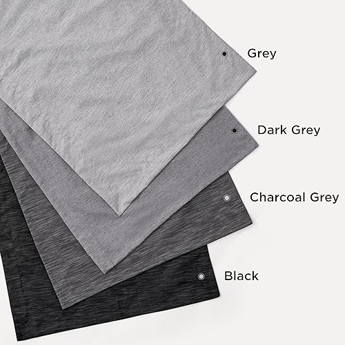 Miniatura 7 de Bedsure juego de edredón tamaño queen gris edredón con teñido catiónico con 2 fundas de almohada QueenFull 88 x 88 pulgadas 3 piezas