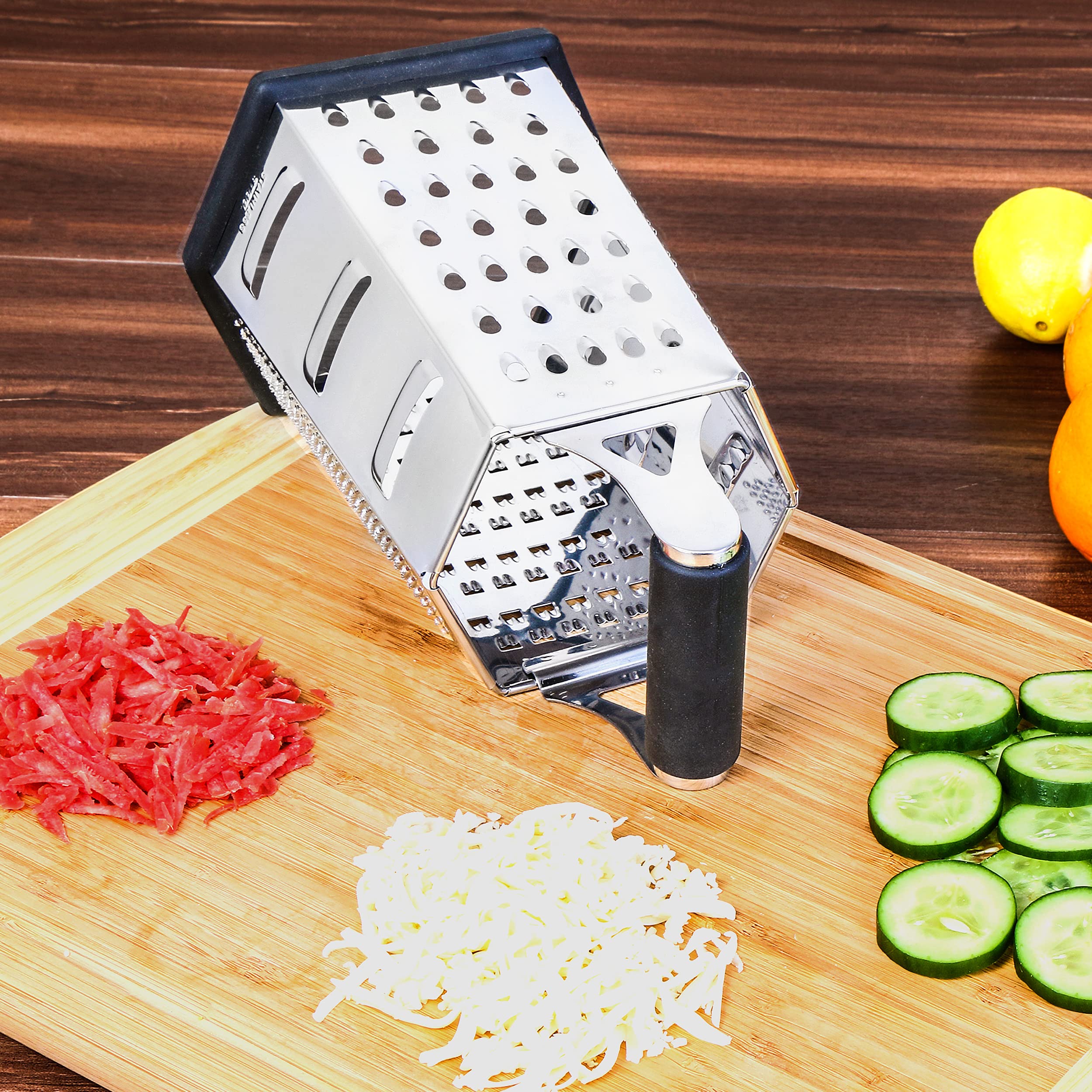 Buy Utopia Kitchen Cheese Grater & Shredder Stainless Steel 6