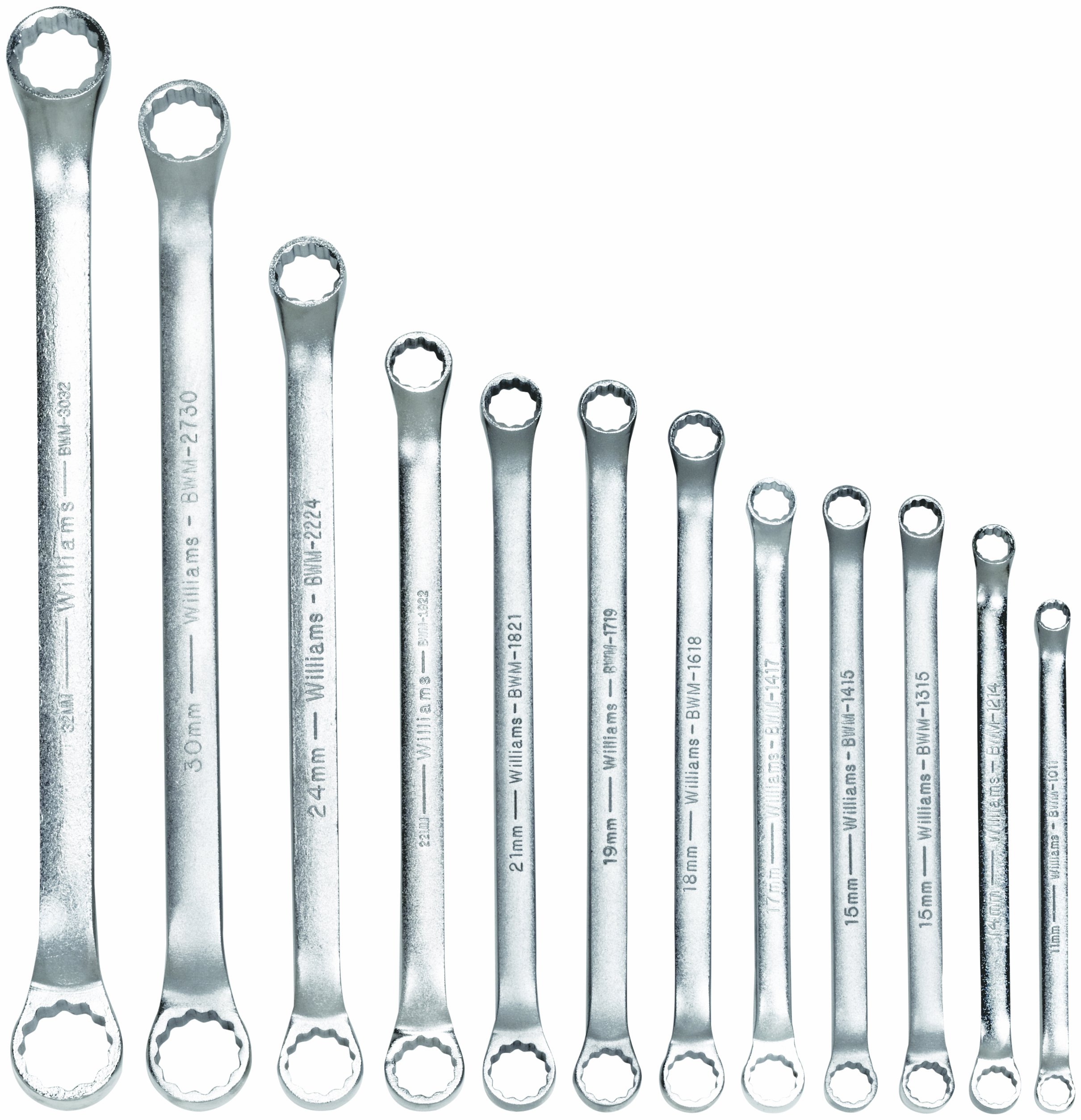 Ucostore 6-PC. Double Box Offset Wrench Set, 10-22 MM