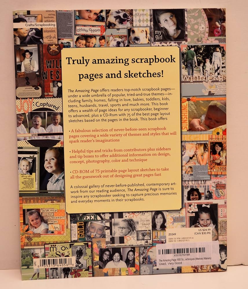 The Amazing Page: 650 New Scrapbook Page Ideas, Tips And