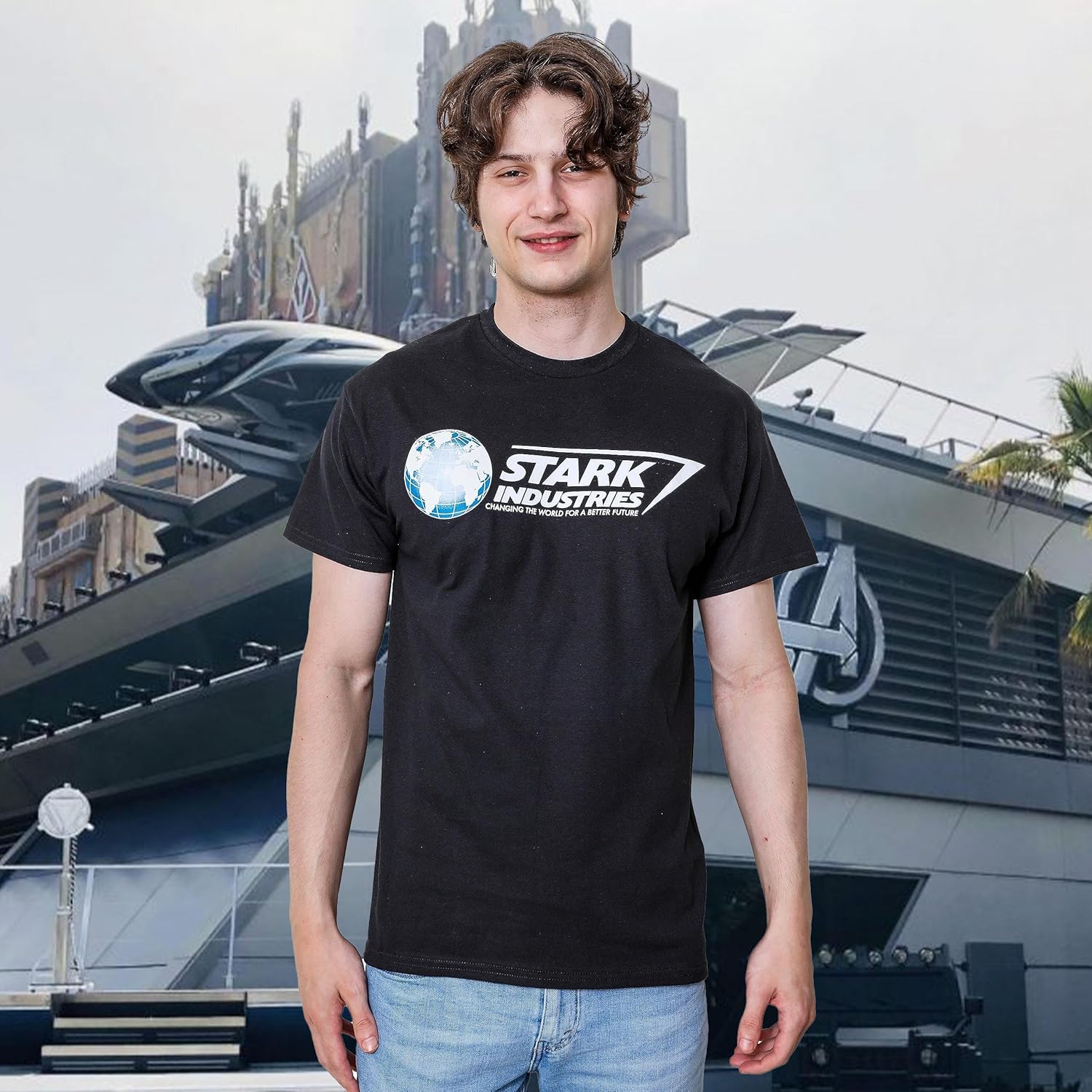 Maglietta Iron Man Stark Industries - Marvel Avengers, Cotone Comfort - Foto 7