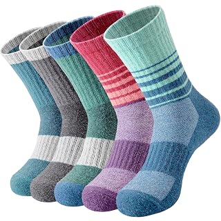 Pleneal Wool Socks for Women - Womens Winter Warm Wool Sock Men Cozy Knit Boots Socks for Women - Amazon product rated Grade A
