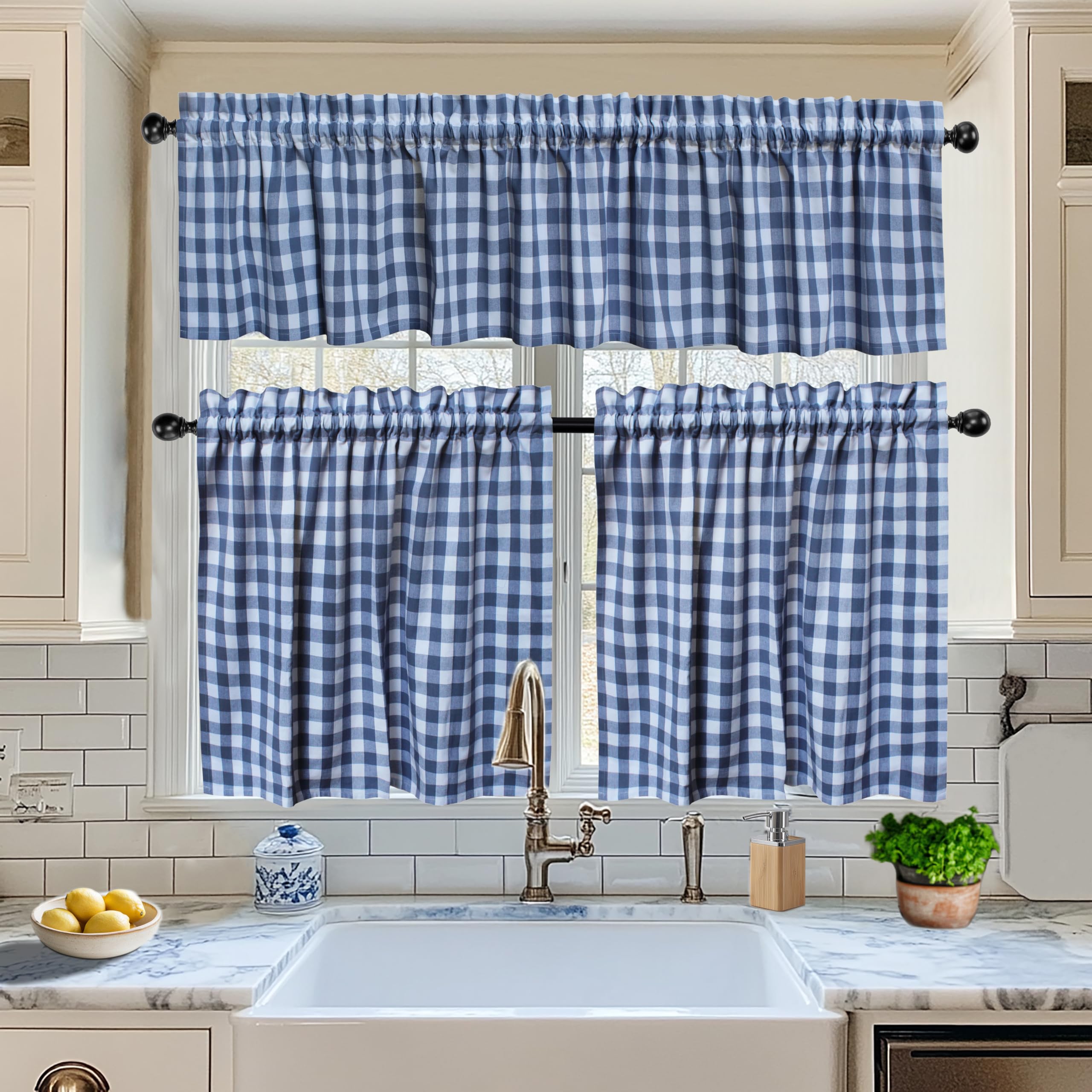 Amazon.co.jp: COTTON CRAFT カフェカーテン - ティアウィンドウ