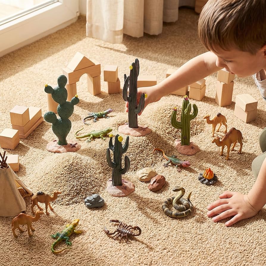 Amazon.com: Gemini&Genius Cactus Plant Action Figure Toys for Kids
