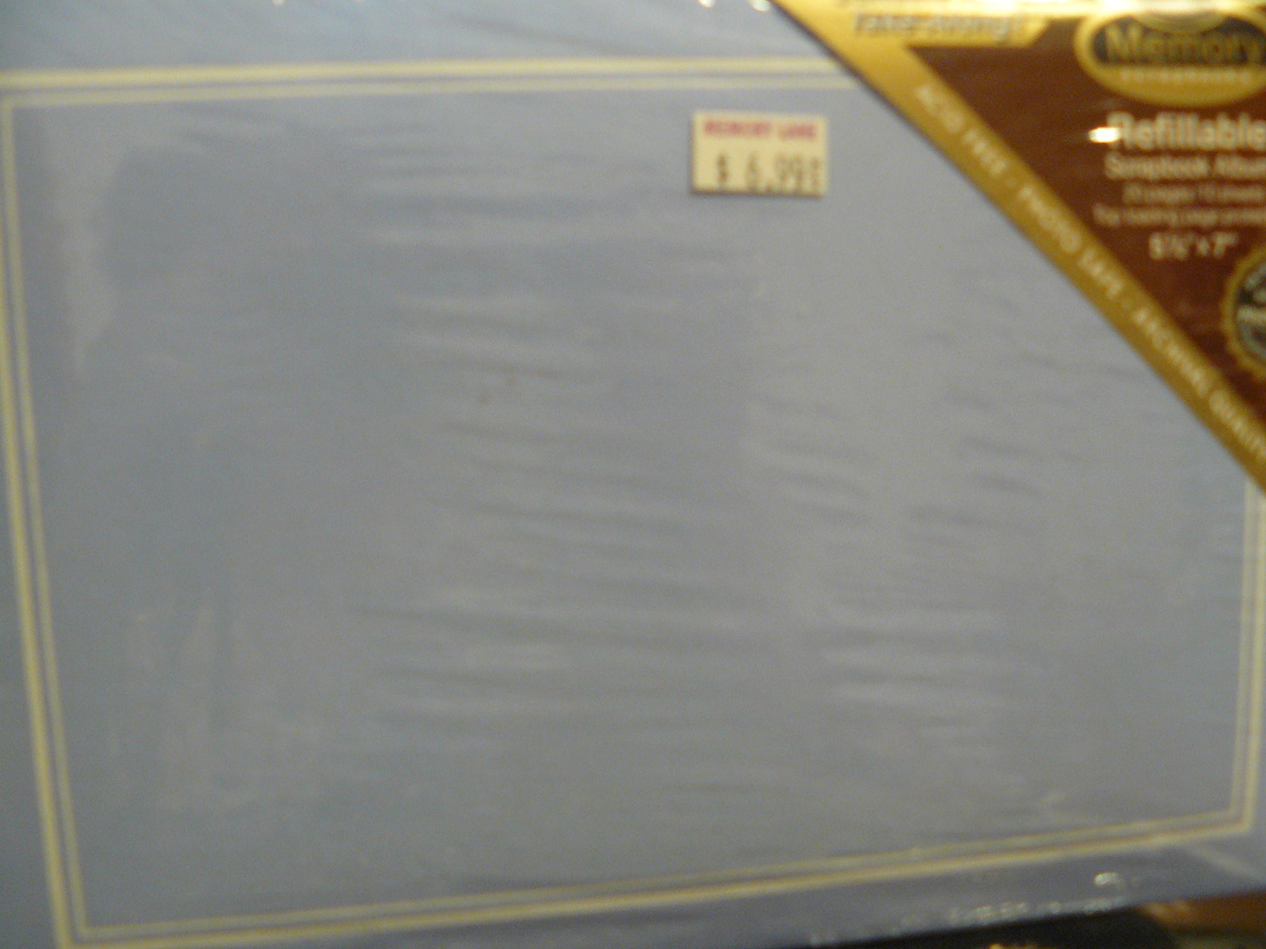 NCL Refillable Toploading 5" X 7"Baby Blue Memory Scrapbook Album