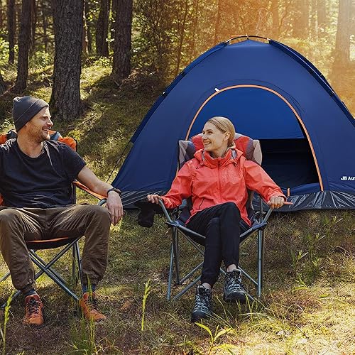 Miniatura 9 de Tiendas de campaña para 1234 personas, impermeables y resistentes al viento, tienda de campaña familiar, tienda de campaña ligera y portátil para