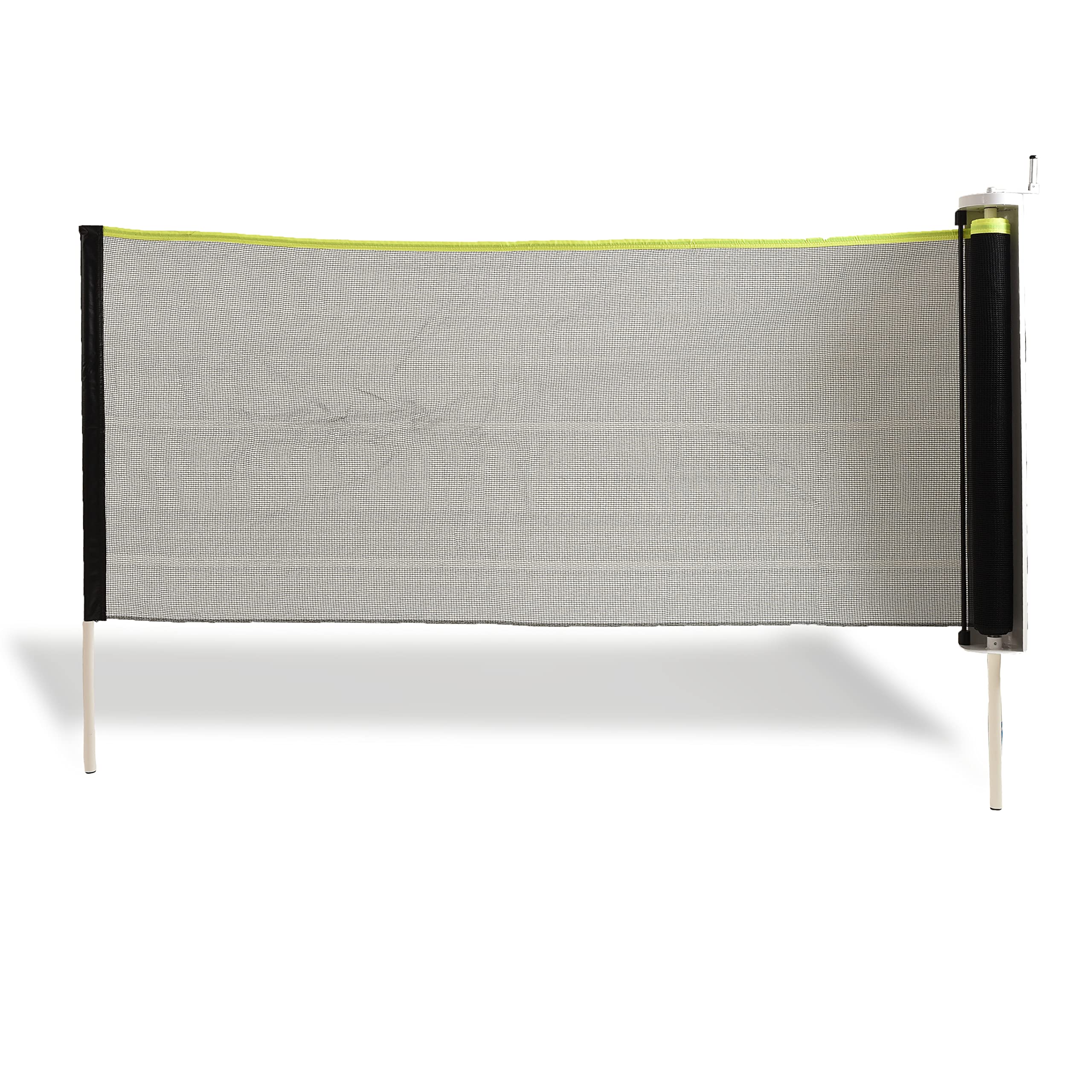 Rukket Driveway Guard Retractable Barricade Net, Portable Barrier Netting for Sports, Keep Basketballs from Rolling Into The Street