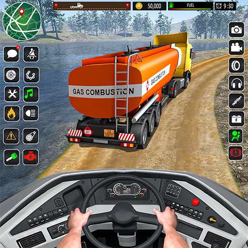 OffRoad Truck Driving Game Hill Climb Truck Games with Truck Parking