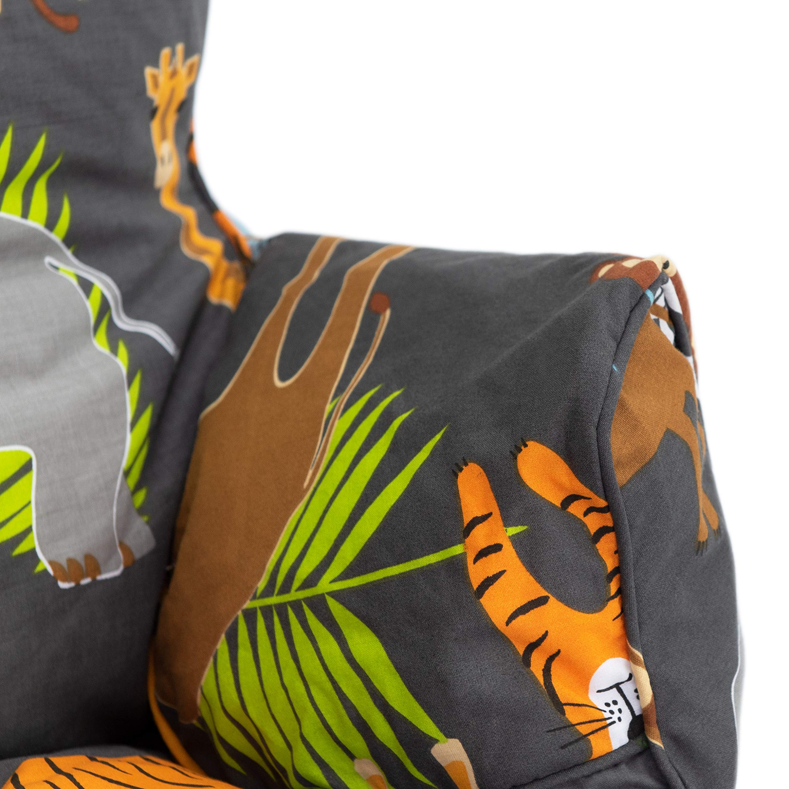 Ready Steady Bed Poltrona per bambini per i più piccoli | Comodi mobili per bambini | Sedia a sacco morbida per la stanza dei giochi | Beanbag a forma ergonomica (Africa)