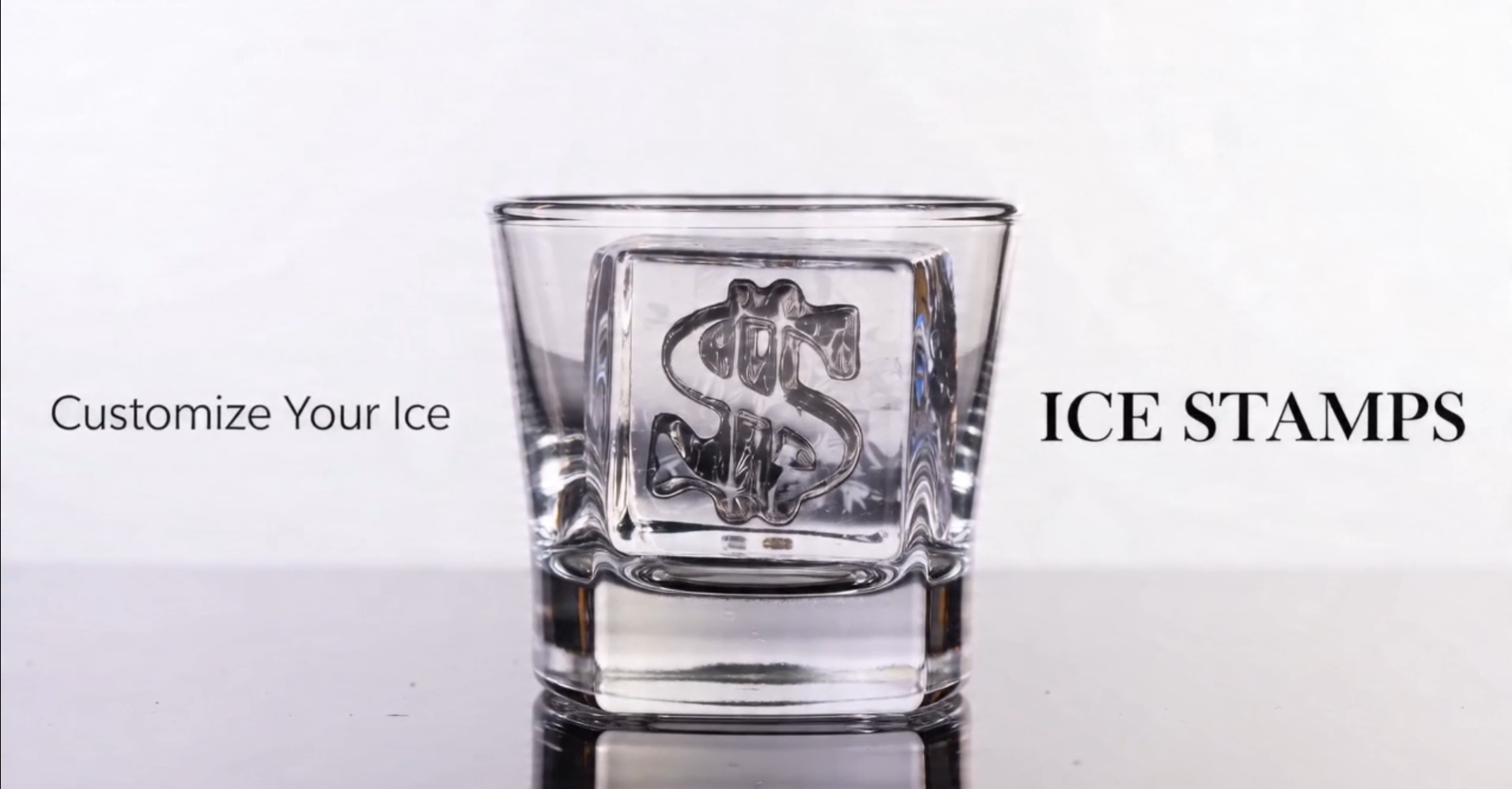 Sello de hielo para Whiskey personalizado letra A latón miniatura 3