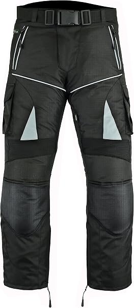 Pantalones impermeables de motero Ridex CMT1 para hombre (resistentes al  viento y con protección), CMT1, negro, W38L30 : Amazon.es: Deportes y aire  libre