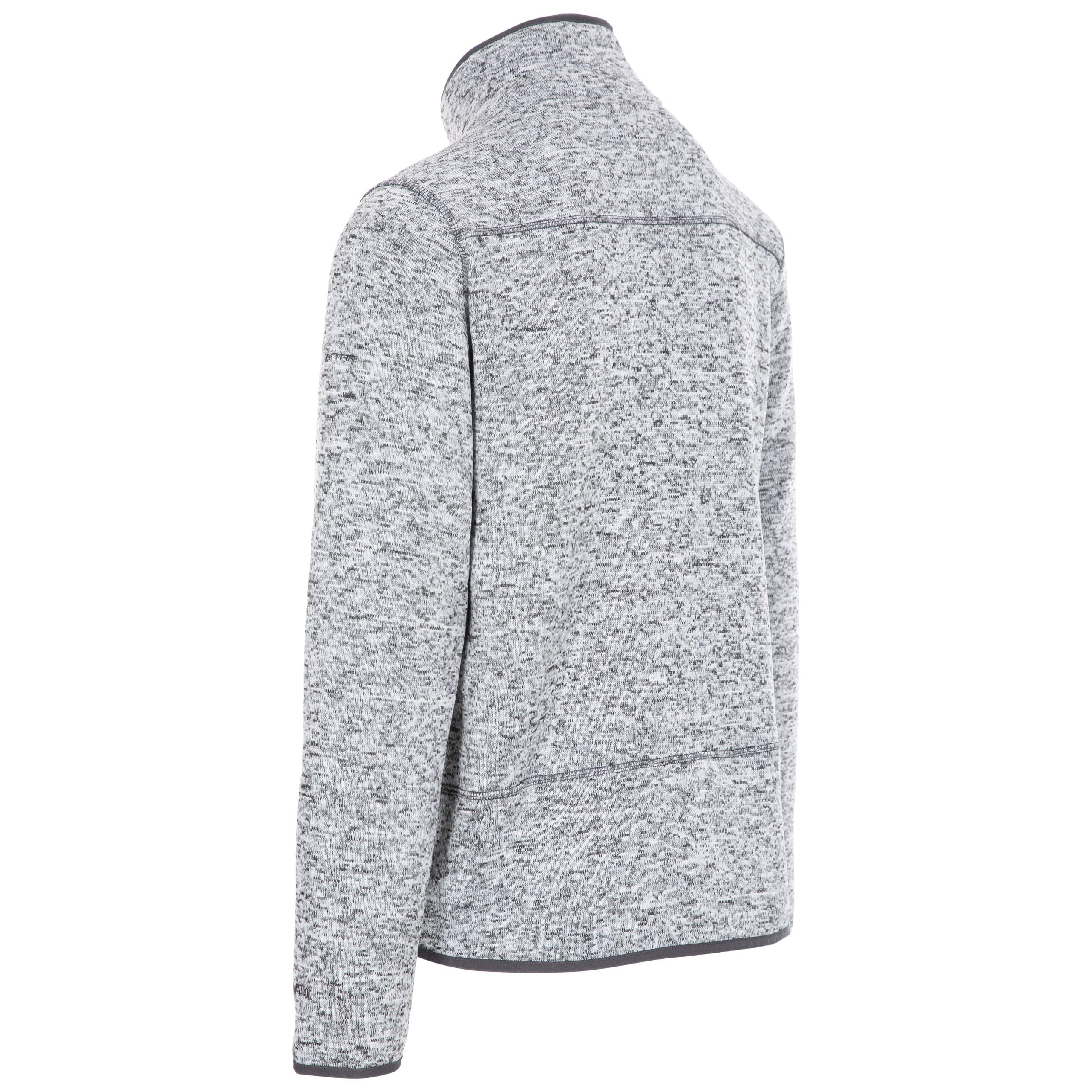 Trespass Veste Polaire Homme Bingham - Dos Brossé, Poche Poitrine, 3 Zips