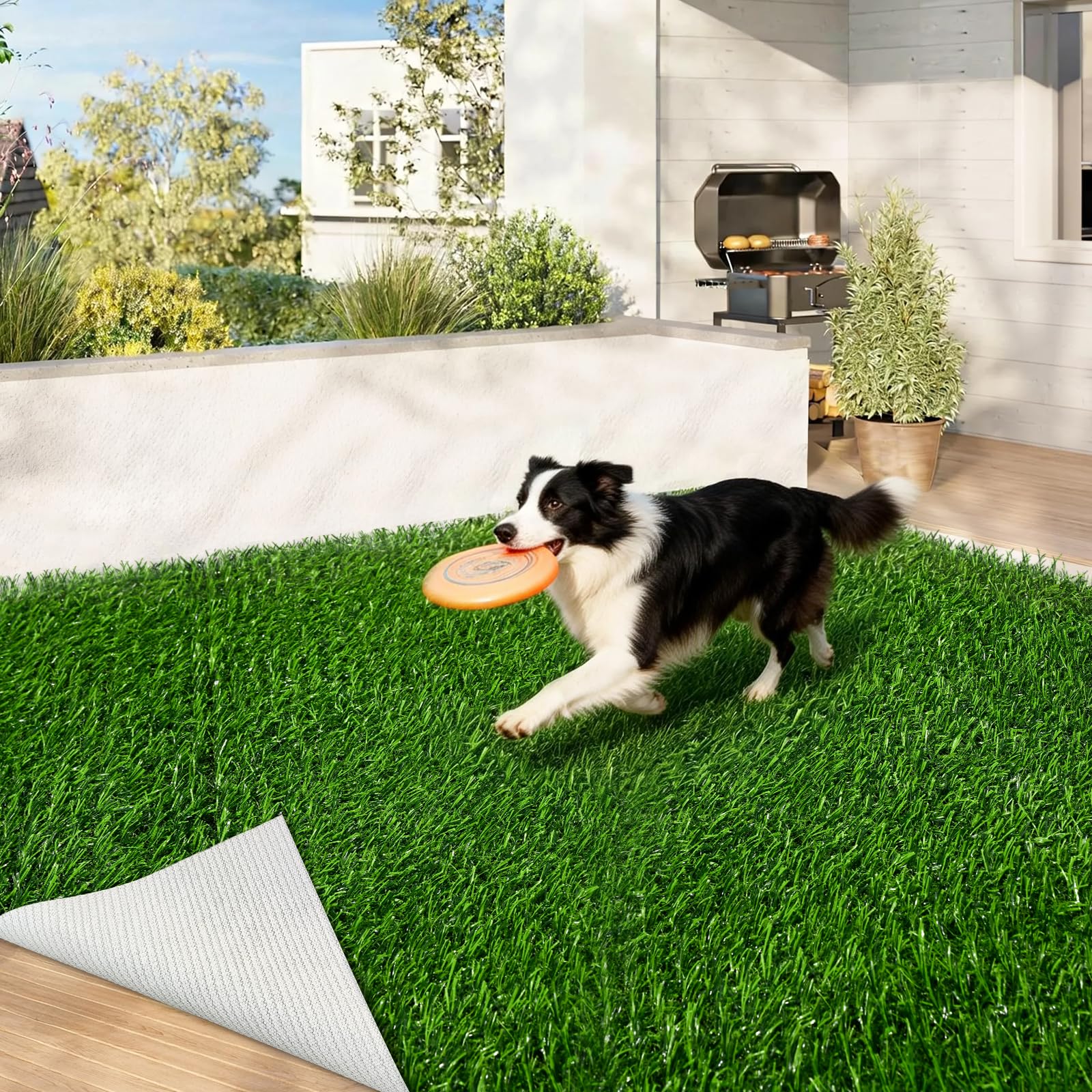 Photo 1 of KILCLER Artificial Grass Rug, 5Ft x 8Ft