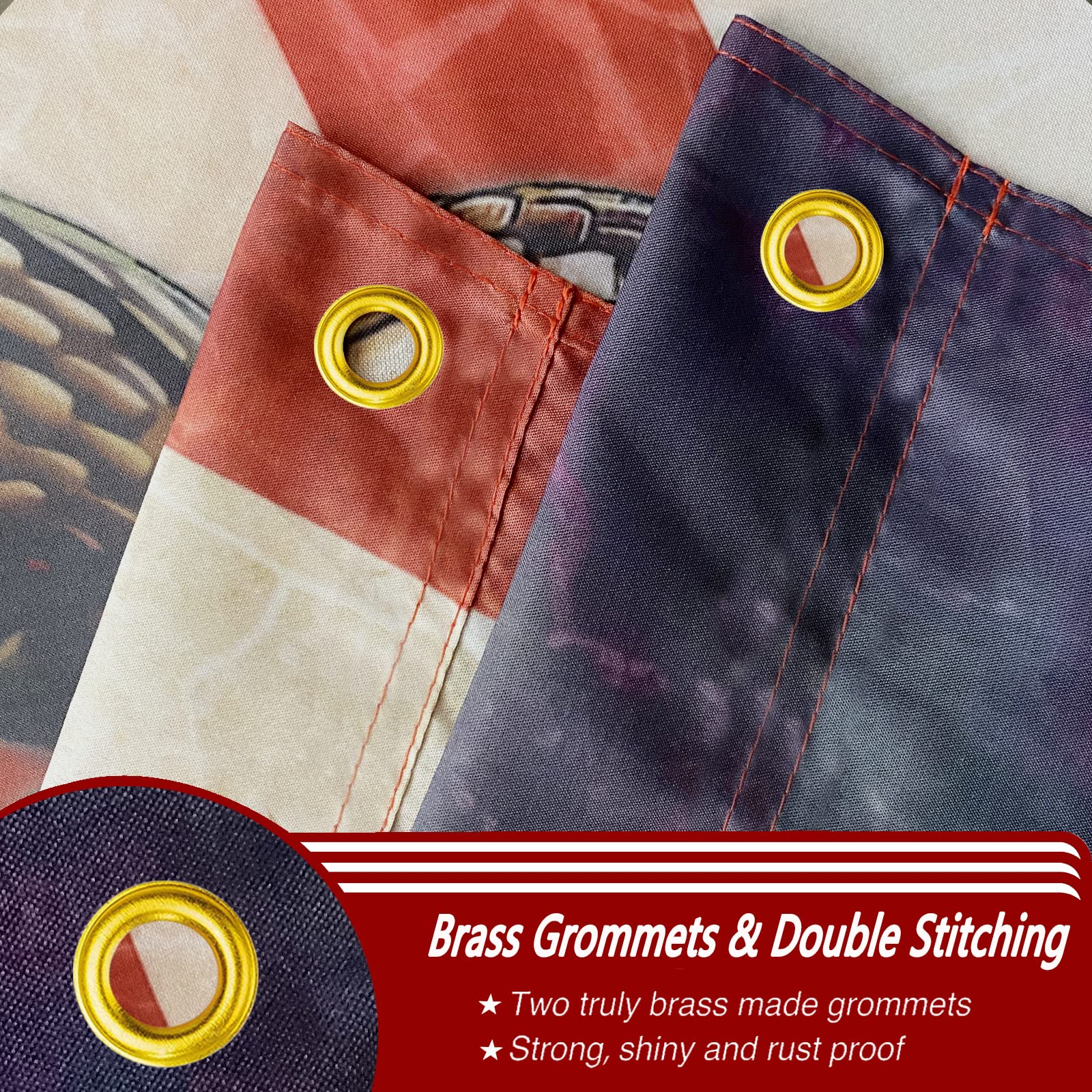 2nd Amendment Don't Tread On Me M4 Rifles Black 3x5 Flag - Foto 10