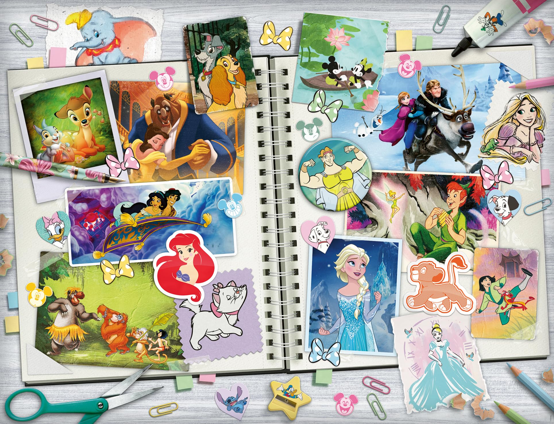 Ravensburger Disney Scrapbook 2000 piece Jigsaw Puzzle