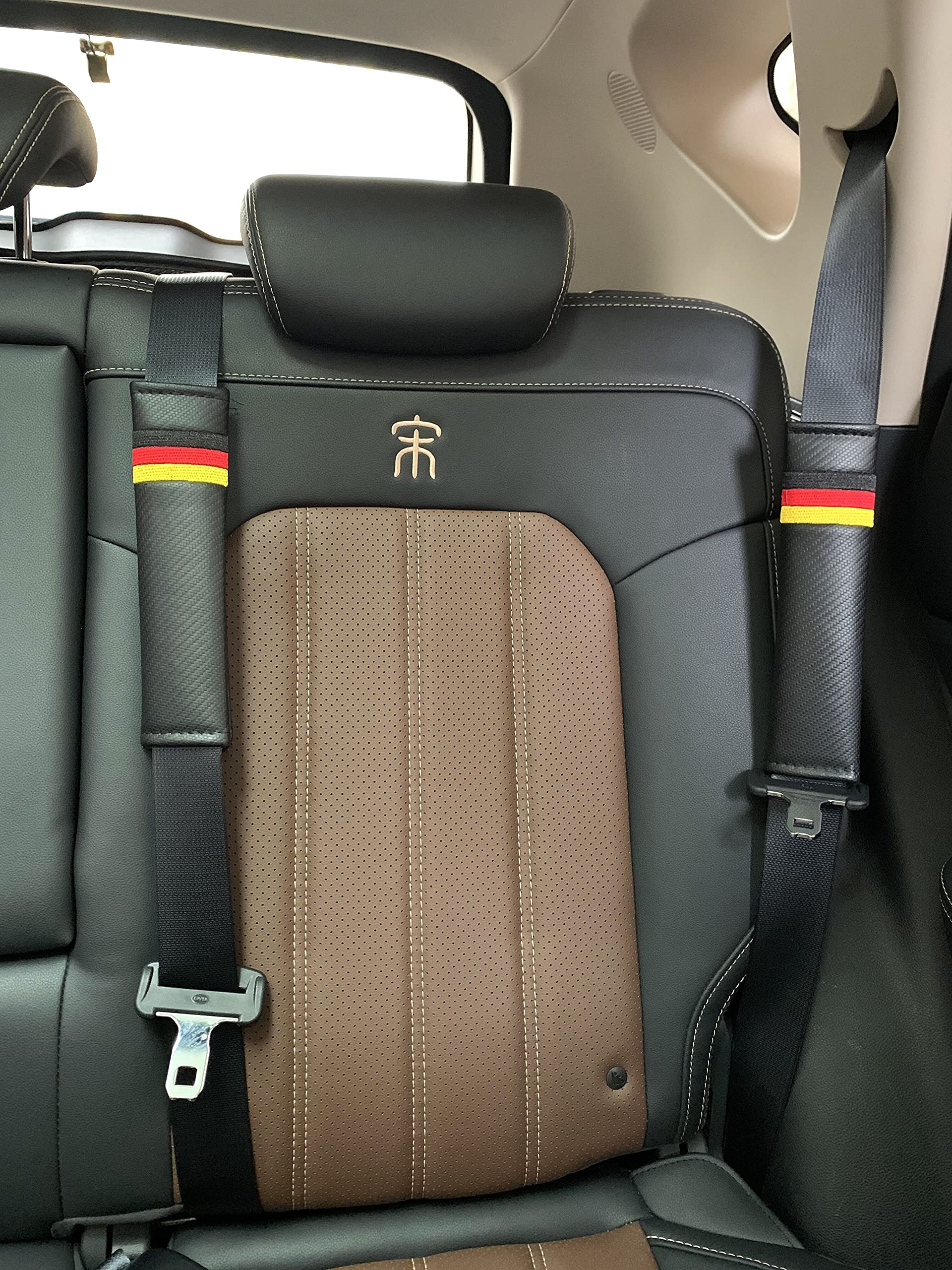 Protège-ceintures De Sécurité En Simili Cuir Noir – 2 Pièces, Pour Ford/Lincoln, Neufs Avec Garantie 1 An