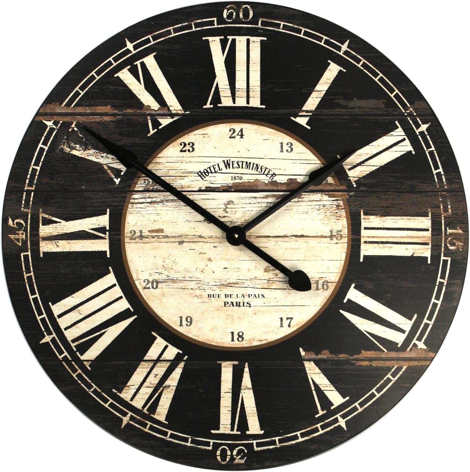 ZENTIQUE Wooden Clock