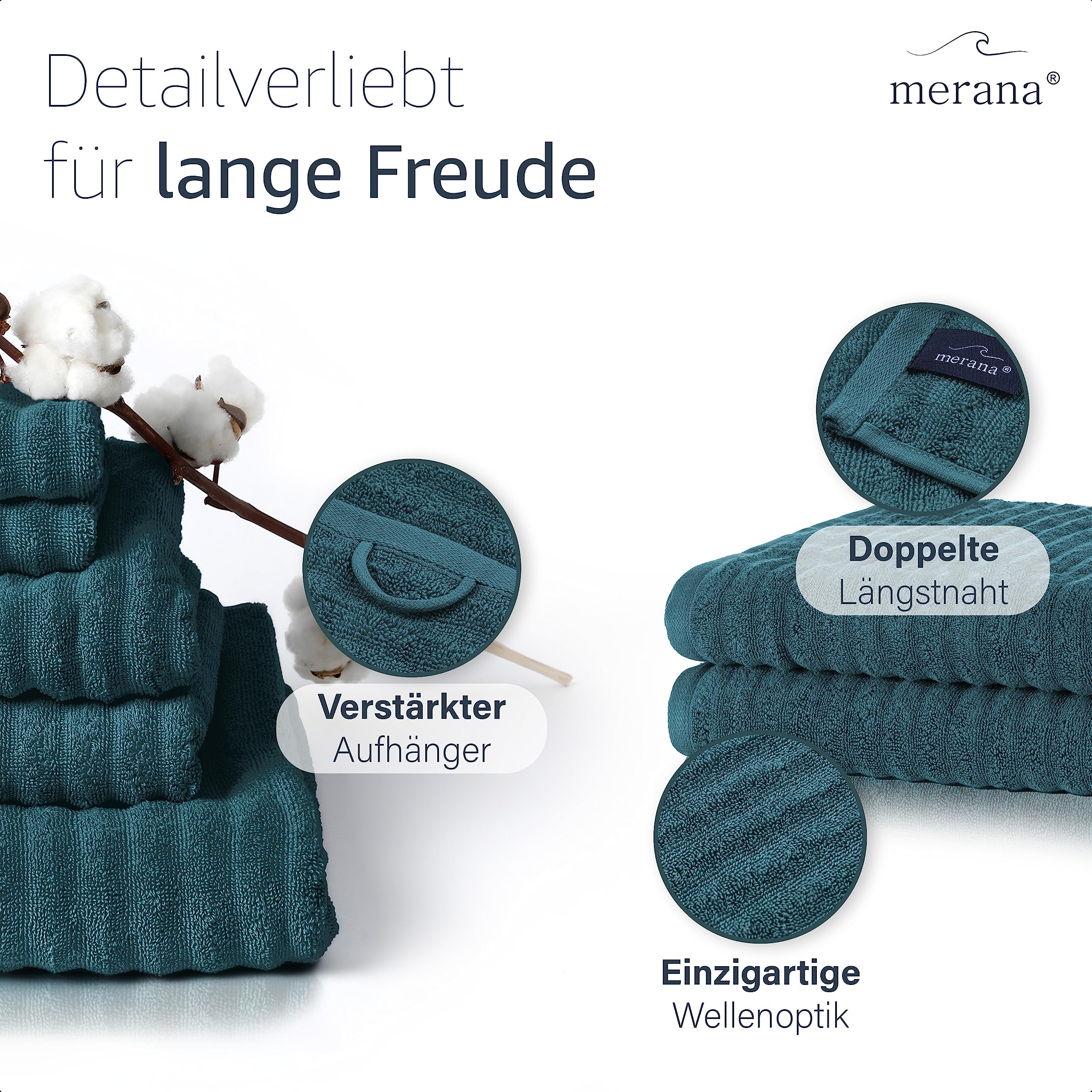 Merana Oslo, telo mare per sauna e mare, extra grande, assorbente, morbida e senza pelucchi, spugna di lusso, 100% cotone, Oeko-TEX, 590 g/m² (olio di petrolio, 80 x 200 cm)