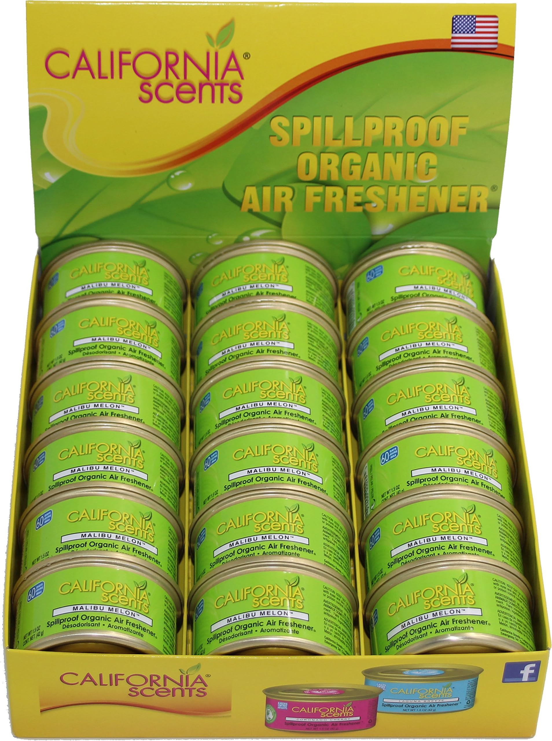 California Scents Spillproof Organic Air Freshener, Desert
