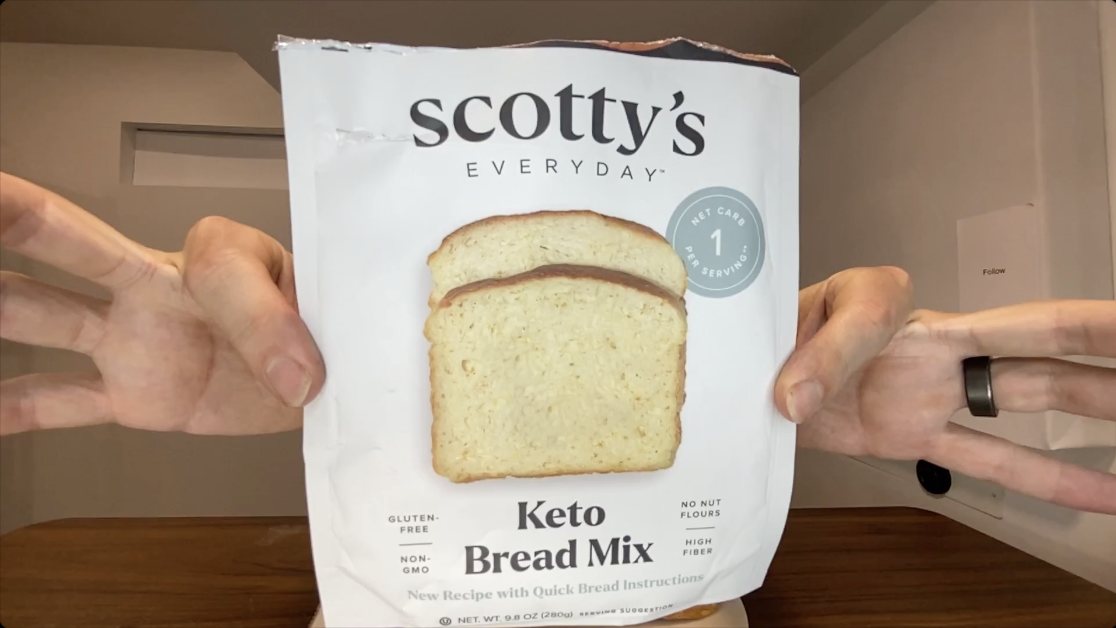 TASTE TEST Bread Baked with Scotty's Everyday Keto Mix