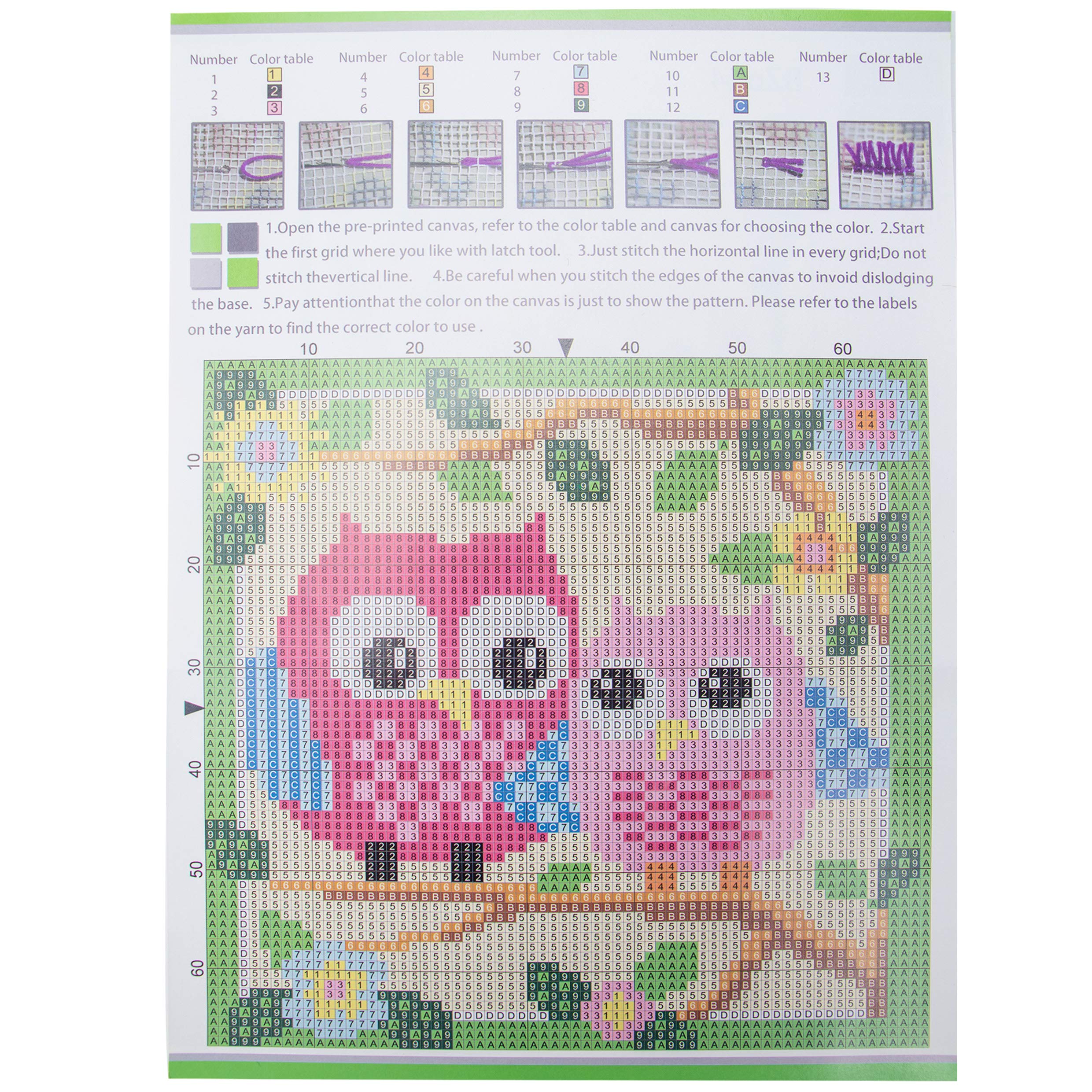 Beyond Your Thoughts 13 Model Latch Hook Kits for DIY Throw Pillow