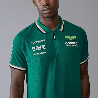 Aston Martin F1 Men's 2024 Team Polo - Green - Size: L