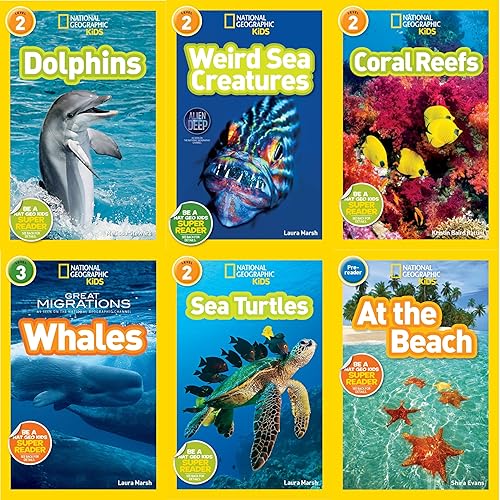 National Geographic Kids Ocean Life Six Book Set