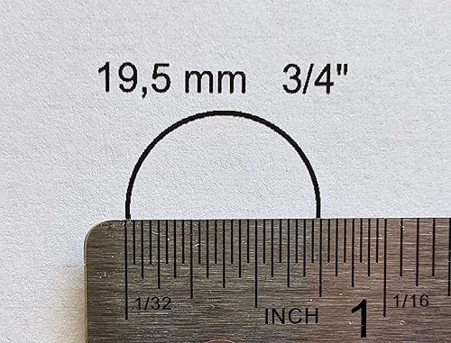 Miniatura 2 de Tapón de plástico de repuesto para saleros y pimenteros, macetas, botellas, tubos, etc. 1 pulgada (40 unidades)