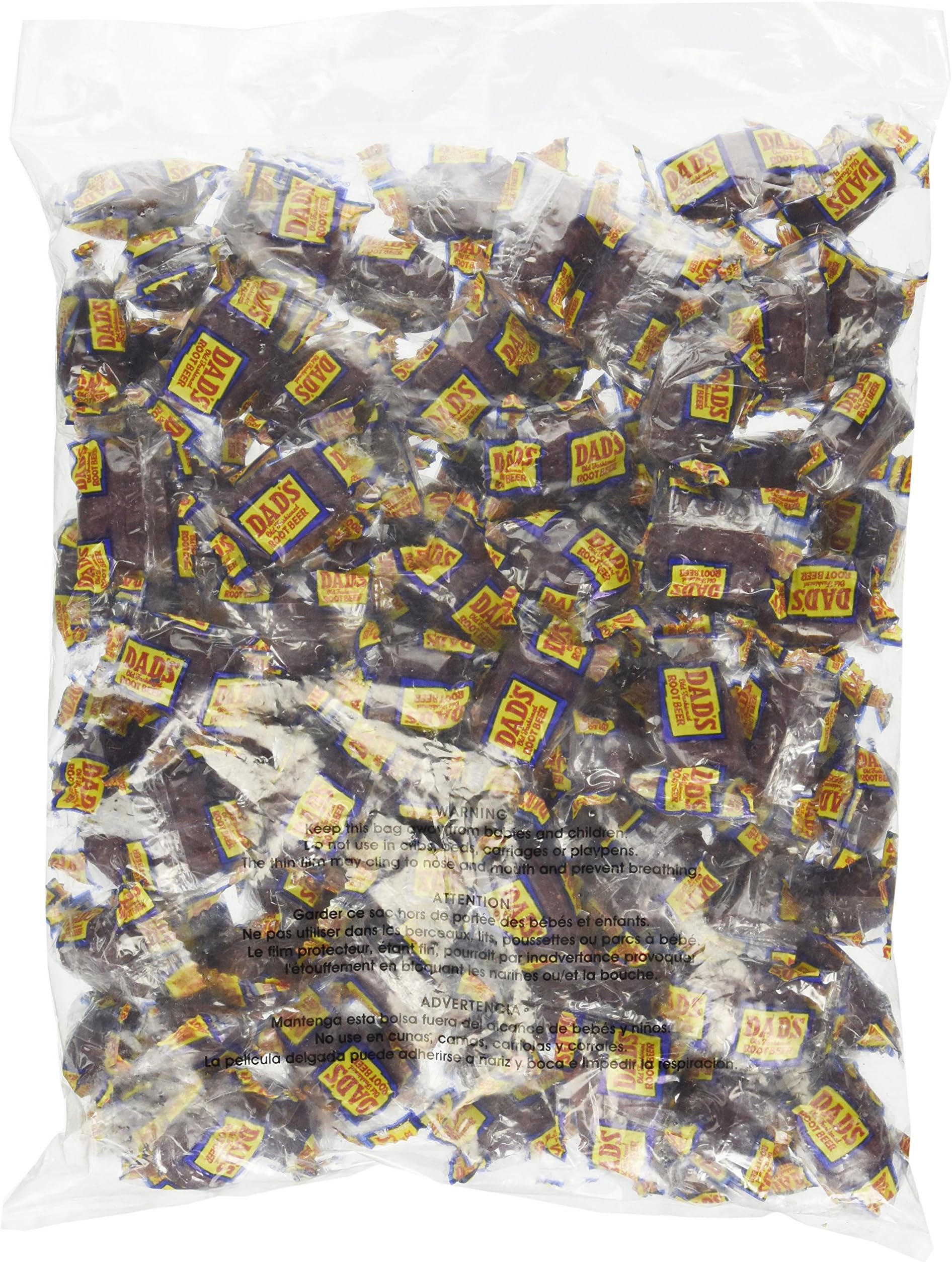 Washburn Dad's Wrapped Root Beer Barrels ~ 2 Lbs ~ Old Fashioned Flavor