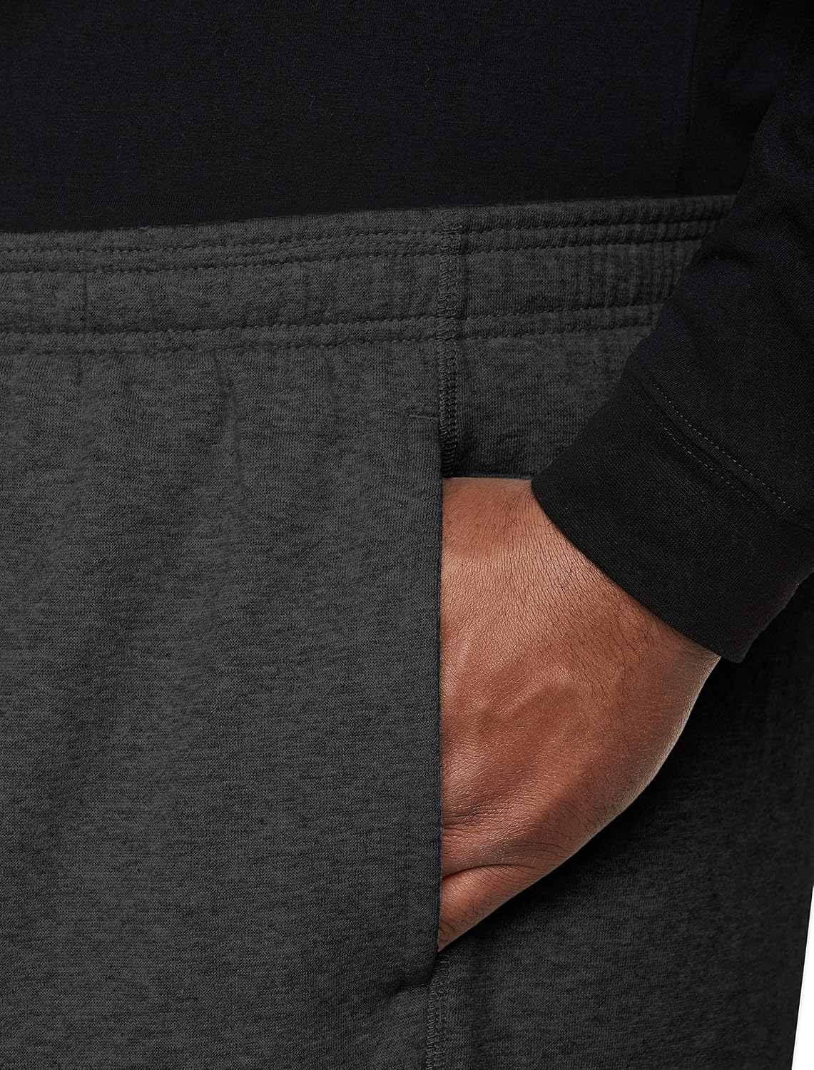 Amazon Essentials Men's Big & Tall Closed Bottom Fleece Pant fit by DXL