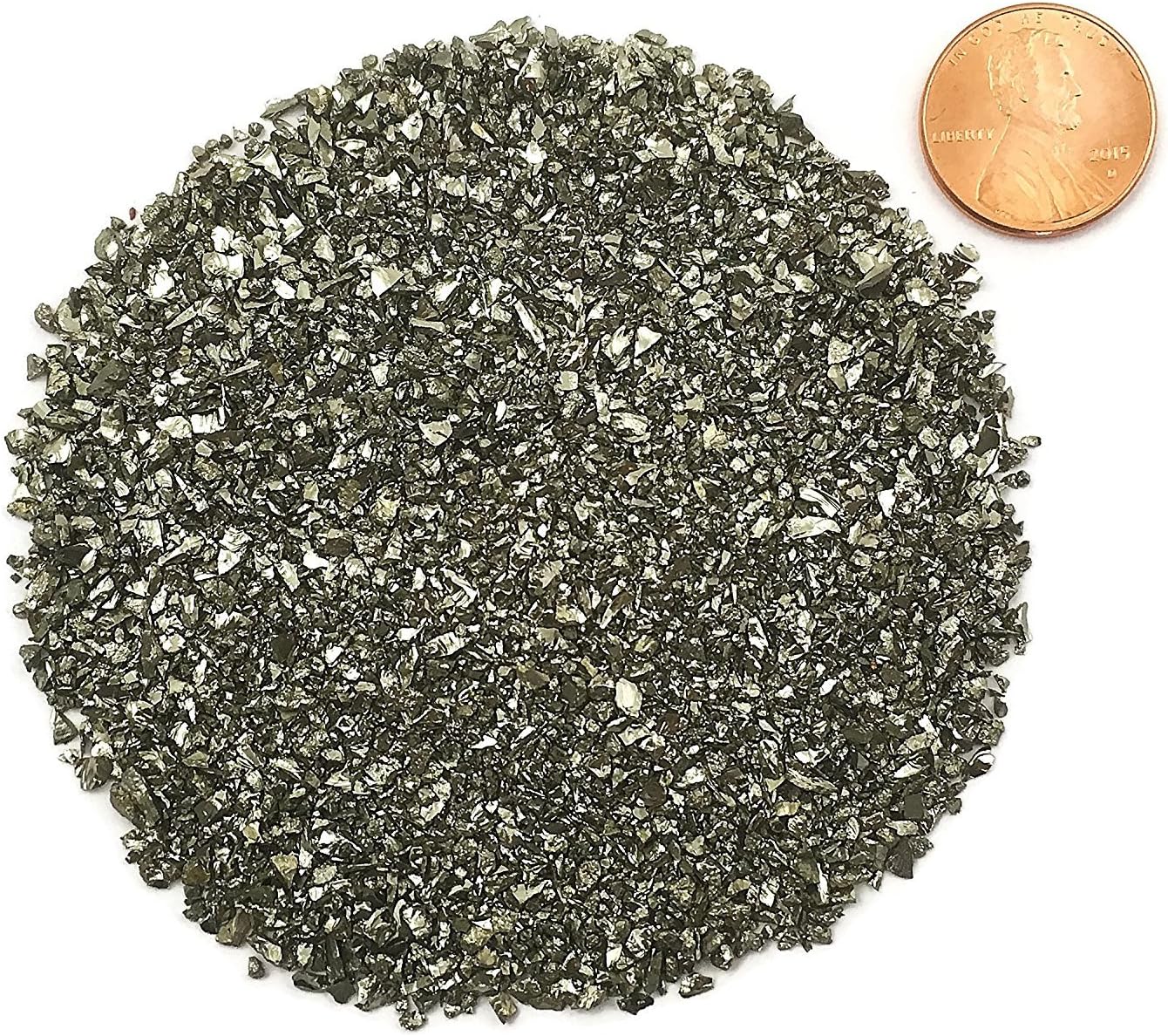 Pyrite, Brass-Yellow, 1 Ounce, Loose Cut Gem for Jewelry