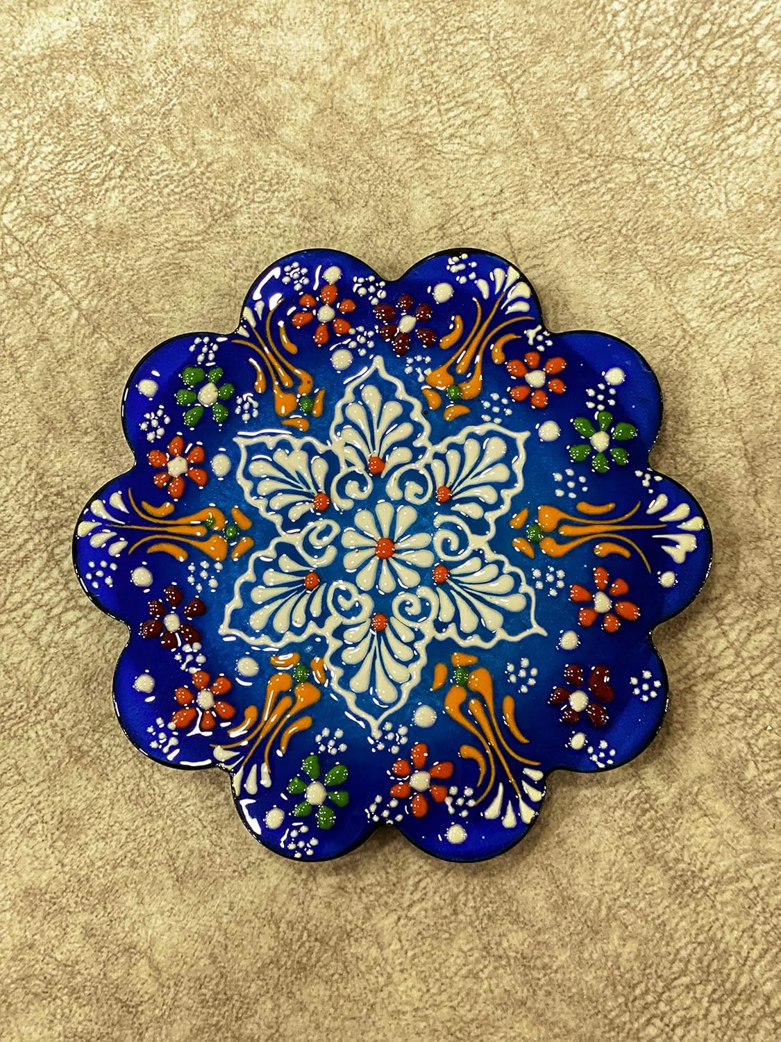 7'' Decorative Ceramic Trivet, Tile