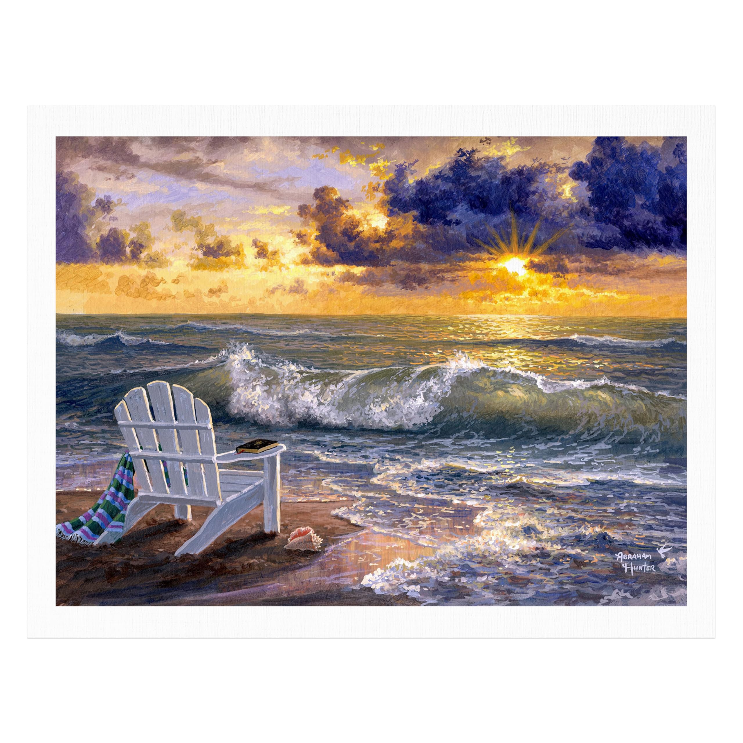 Ledgebay DIY Paint by Numbers Kit for Adults Unframed Canvas: Beginner to Advanced Paint by Numbers Kit Kits Include Acrylic Paint Set 4 Brushes & Tabletop Easel (Be Still 16" x 20" Unframed)