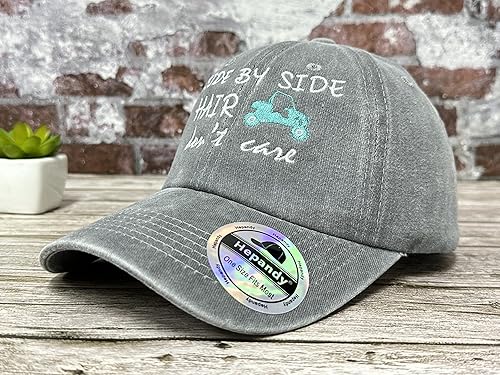 Miniatura 2 de Hepandy Sombreros bordados lado a lado del cabello Don't Care