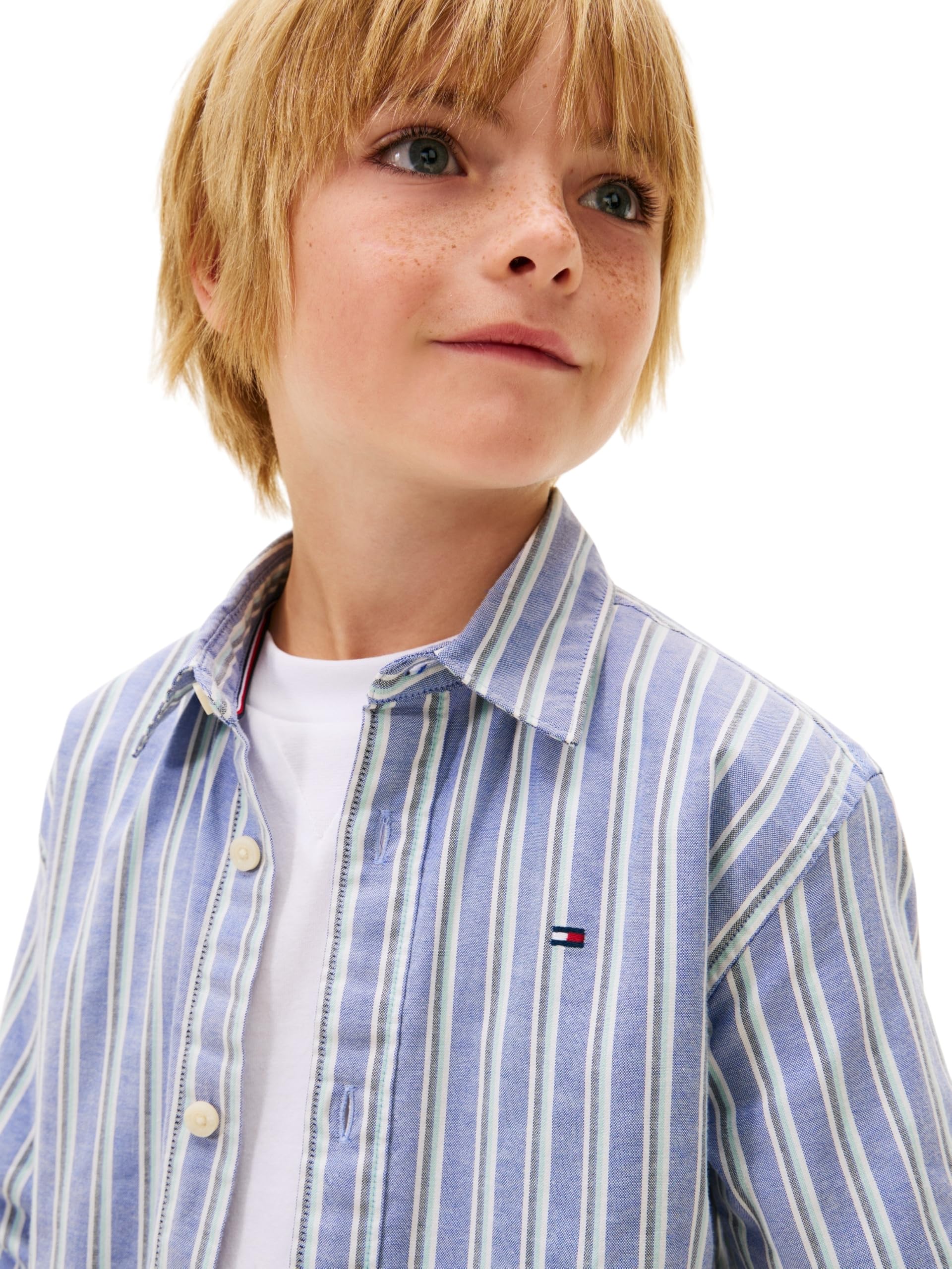 Tommy Hilfiger Camicia L/S Bambini e Ragazzi
