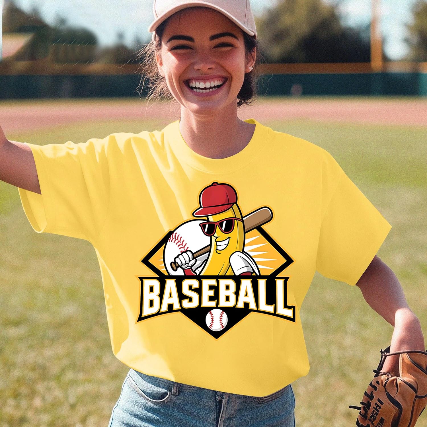 Womens Baseball Shirt Game Day Shirts Baseball Team Shirt Funny Fan Short Sleeve Tee - Image 3