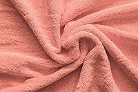 Vista 5 de American Veteran Towel, Paquete de 4 toallas de baño turcas 100% algodón para baño, 27 x 54 pulgadas, extra grandes, de secado suave, color coral
